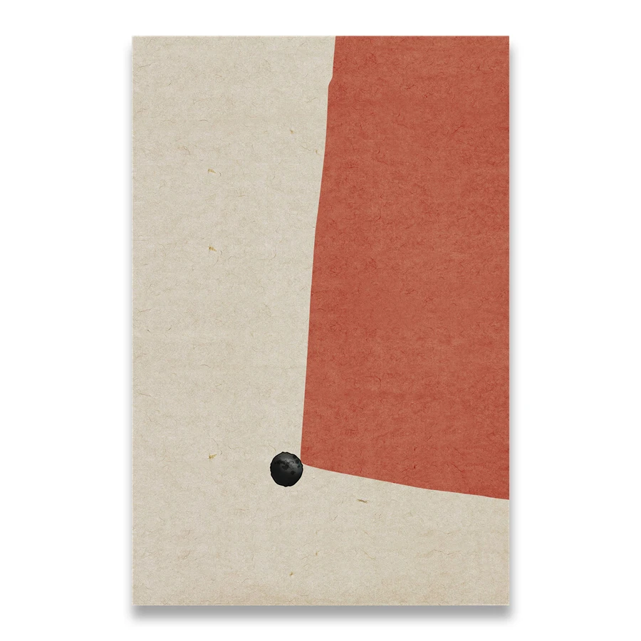 Minimalist Abstract Color Marks Canvas Wall Art