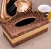 High Quality Leather Tissue Box Napkin Holder Paper Case Bathroom Tissue Box Cover Car Napkin Storage Modern Toilet Paper Box 5