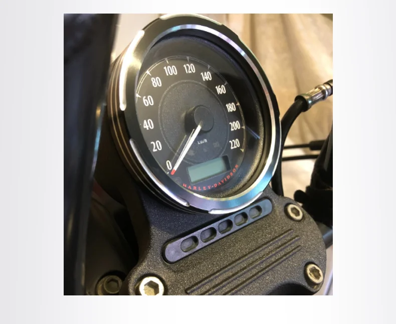 オートバイスピードメーター計器ゲージベゼルトリムリングアルミ