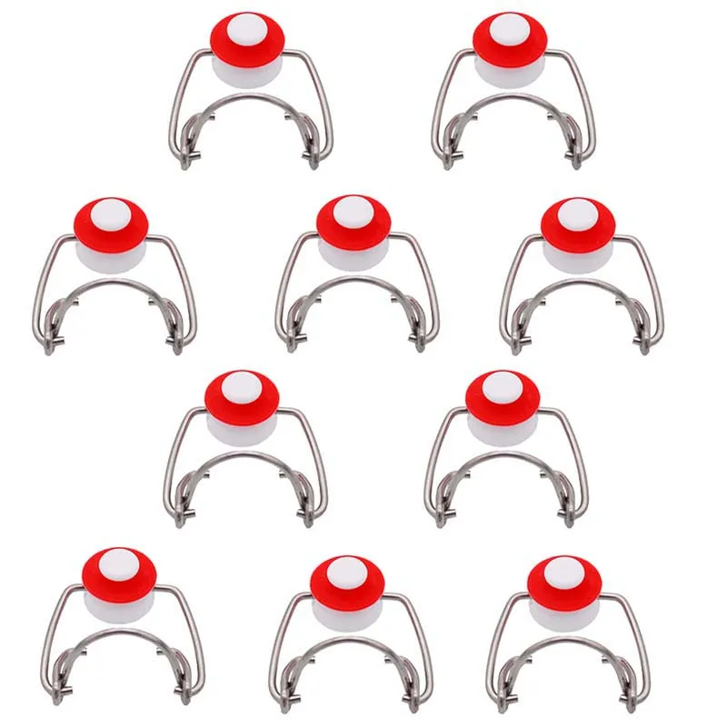 Swing Top Glass Bottle Caps Flip Beer Cap for Grolsch Style Soda Bottles Homebrewing 10Pcs | Дом и сад