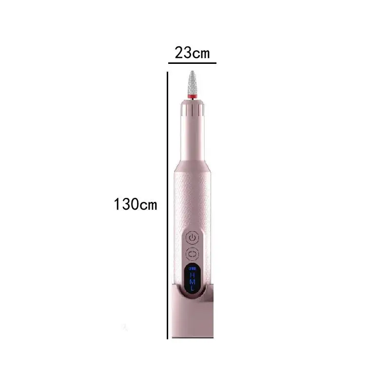 Portable Electric Nail Drill Manicure Pedicure Kits Dead Skin Removal Compact Nail Sanding Machine for Polishing Acrylic Nail