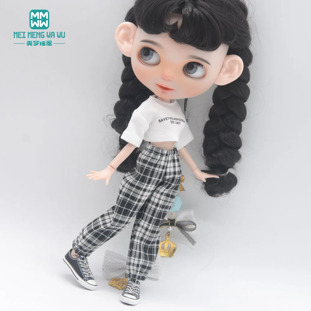 Одежда для кукол Blyth модные спортивные костюмы свитшоты джинсы цельный костюм blyth