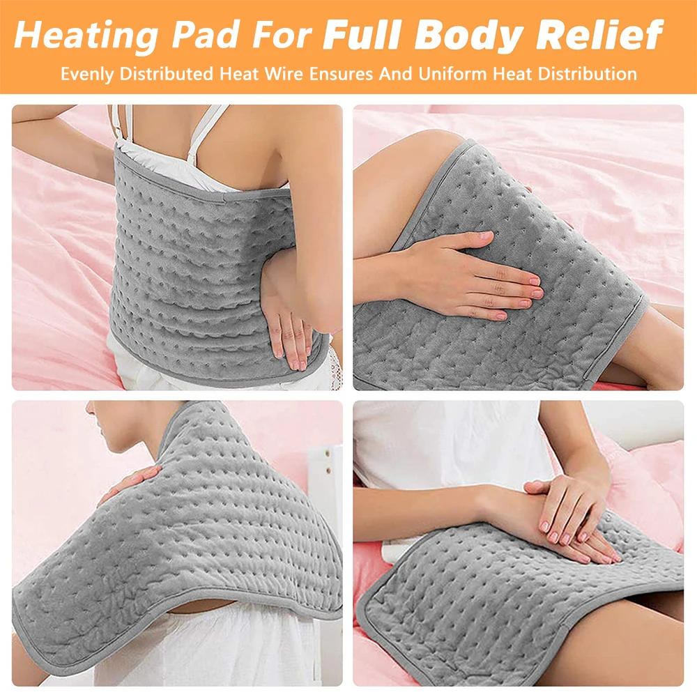 30*60cm Electric Heating Pad Soft Crystal Velvet Electric Heating Blanket Washable Heated Pad Mat For Bed Sofa EU UK US Plug