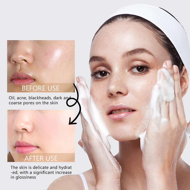 PTWOP Flower Pressure Foaming Cleanser Gentle Oil Control Moisturizing Cleanser Whitening Exfoliating Deep Removal 3
