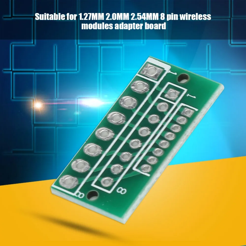 10pcs 커넥터 1.27MM 2.0MM 2.54MM 어댑터 보드 무선 모듈용 3열 전송 보드 무선 모듈 전송