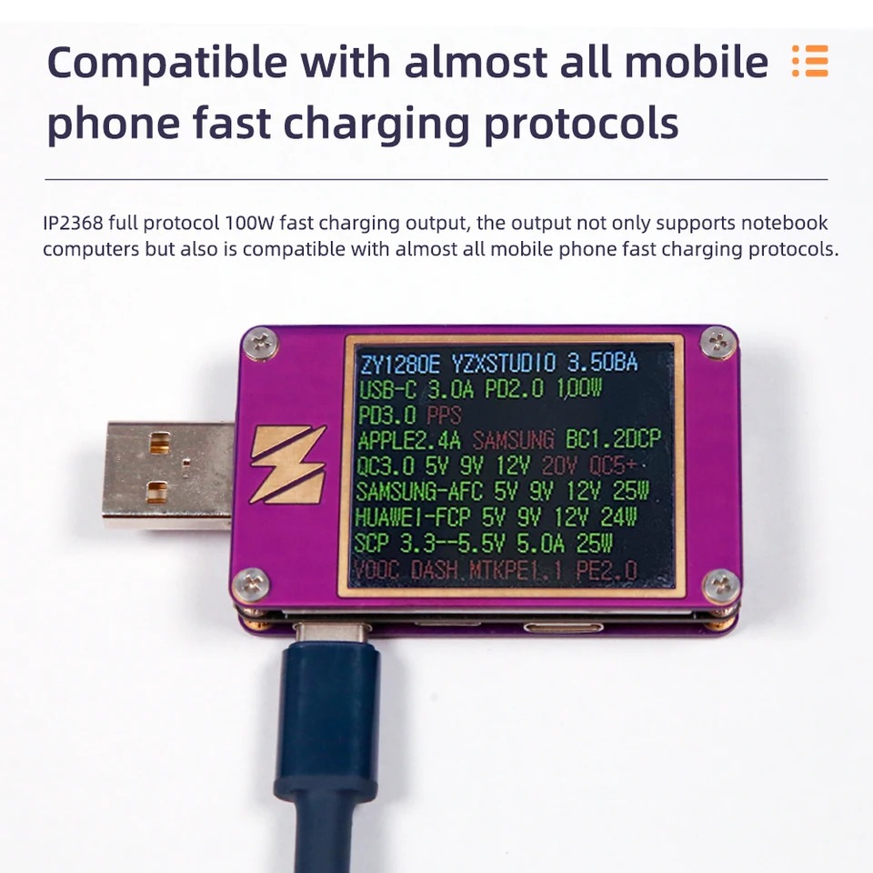 IC−DPR3 IP2368 Dwukierunkowy moduł szybkiego ładowania 100 W