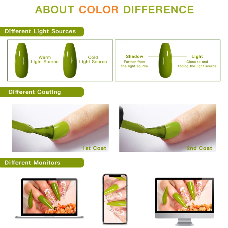 Mtssii 9pcs Green Nail Gel Polish Set With Nutrition Oil Uv Led Soak Off UV Semi Permanent For Diy Salon Manicures Varnish 5