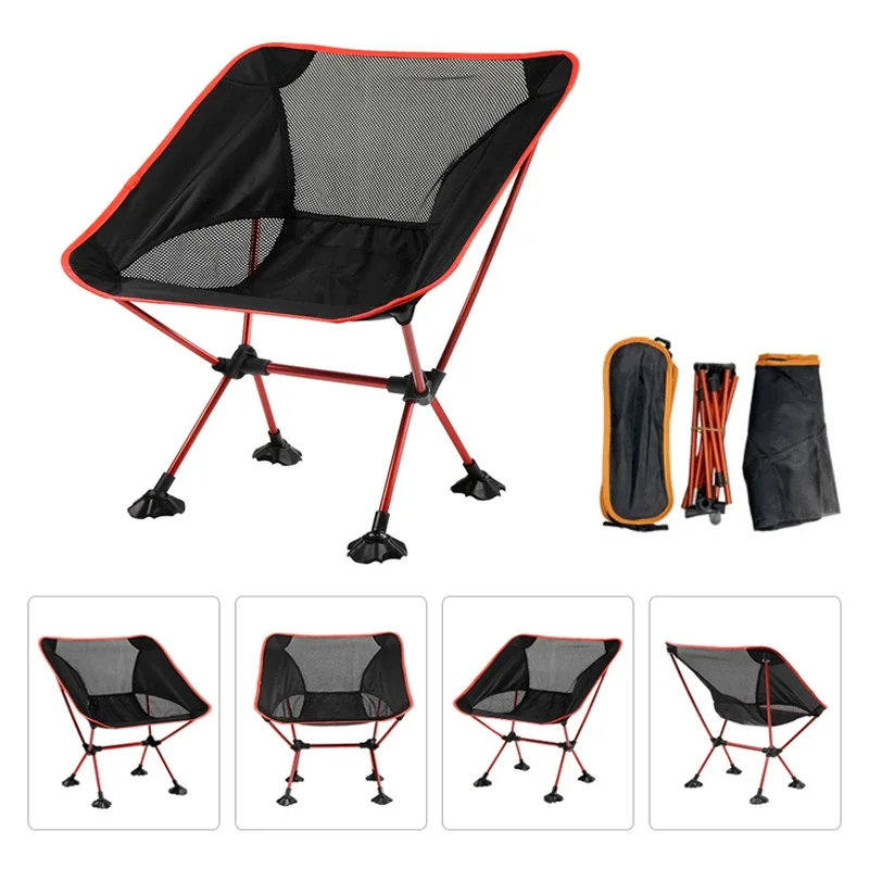 

Folding Chair Ultralight Detachable Portable Lightweight Chair Folding Extended Seat Fishing Camping Home BBQ Garden Hiking