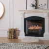 20.5-inch Electric Log Set Heater with Remote Control，8.66"D x 20.5"W x 12"H 2