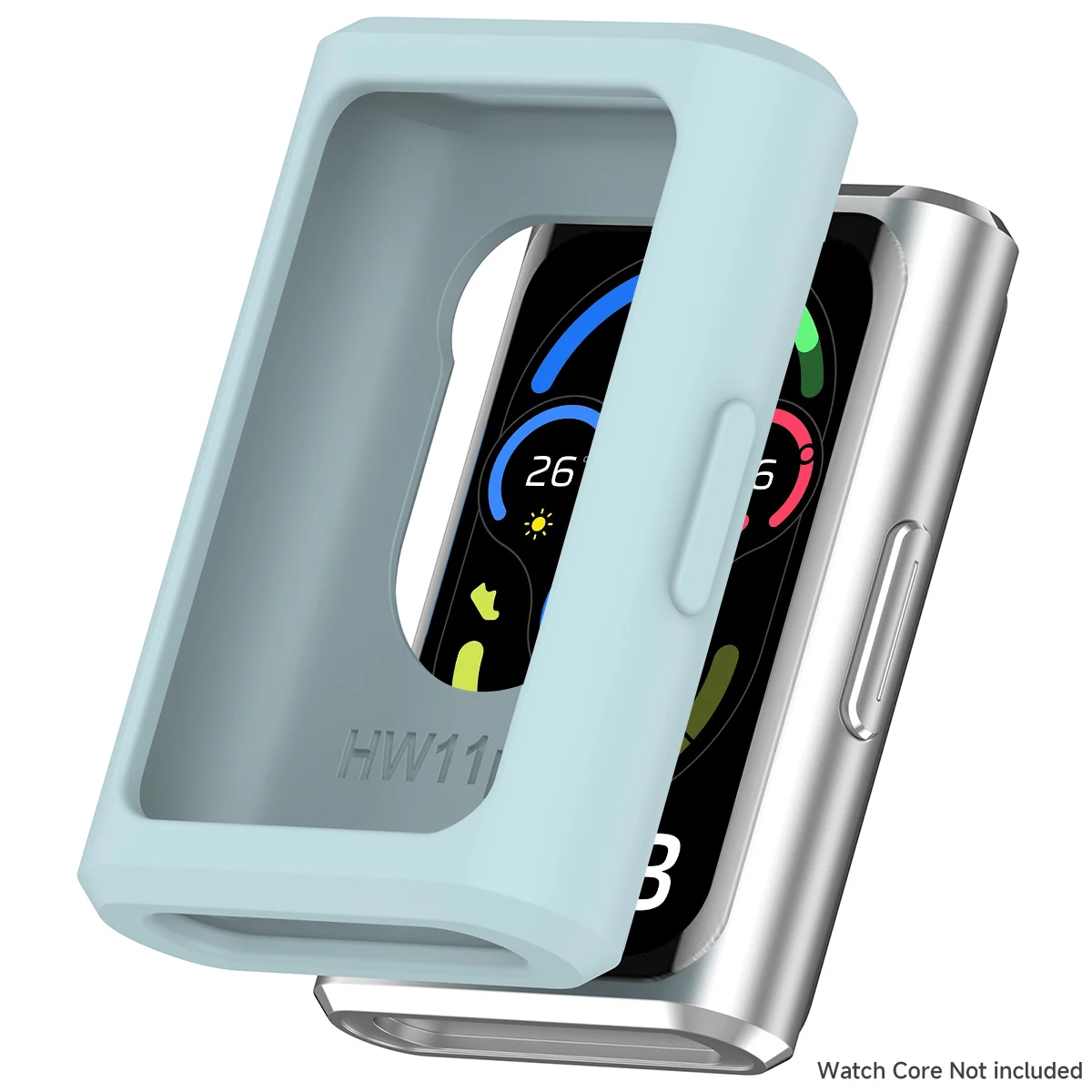 Silicone Protective Bumper Shell for Smartwatch - Anti-Drop Cover