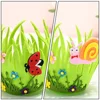 4Pcs Easter Colorful Baskets Non Woven Fabrics Candy Baskets Small Fabric Basket Storage EasterDecoration 2