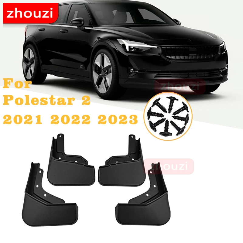 Paraspruzzi Per Polestar 2 2021 2022 2023 Parafanghi Paraspruzzi Paraspruzzi Ruote Posteriori Anteriori Parafango Accessori Auto 4 Pezzi