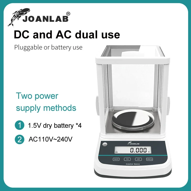 JOANLAB Analytical Balance Lab Digital Scales Electronic Balance Precision Scale Range: 200/300/500g Resolution: 0.001g