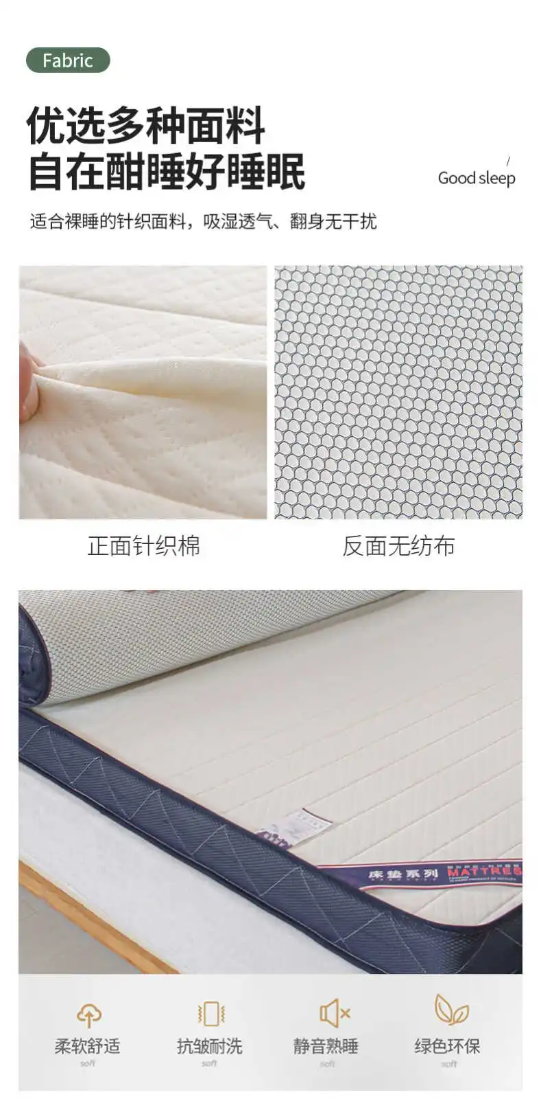 Description Picture 3 of itemDropshipping Customizable Size Mattress Soft Mattress Home Tatami Mat Was The Floor Mat Student ZHA03-23599