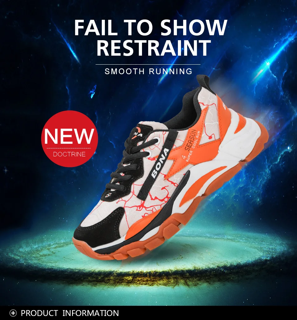 Description Picture 4 of itemBONA New Designers Mesh Breathable Running Shoes Women Outdoor Walking Shoes Woman Fashion Sneakers Ladies Jogging Footwear