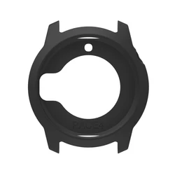 Smartwatch Silicone Protector Case - Soft Protective Skin Shell Bumper Cover Guard (Black)
