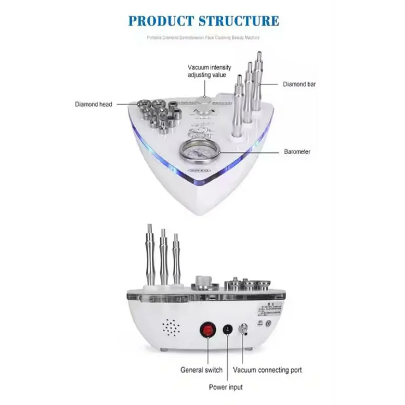 3-in-1 Diamond Microdermabrasion Peeling Skin Care Beauty Machine for Dermabrasion and Exfoliation 100K+ similar items so