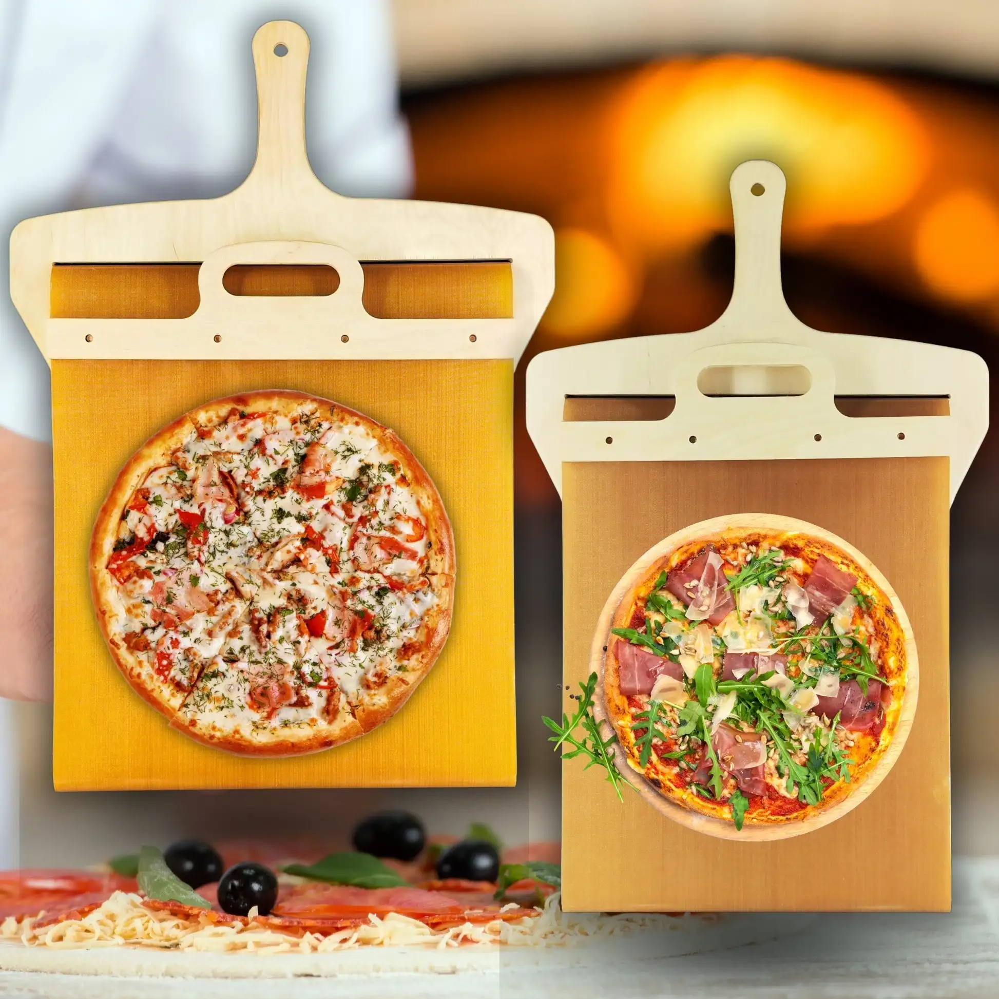 SlidingPizzaPeelPalaPizzaScorrevolePizzaShovelskitchensTools