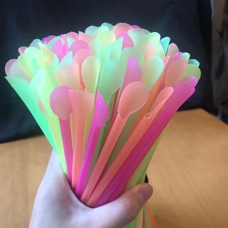Drinking Straws Plastic For Birthday Celebration Party 500 Pcs drinking straws