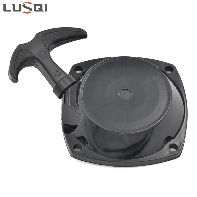 Brush Cutter Pull Start Starter LUSQI Recoil Hand Pull Starter For 143R 443R BC4310 G45L G35L Garden Tools Petrol Brush Cutter Start Replacements