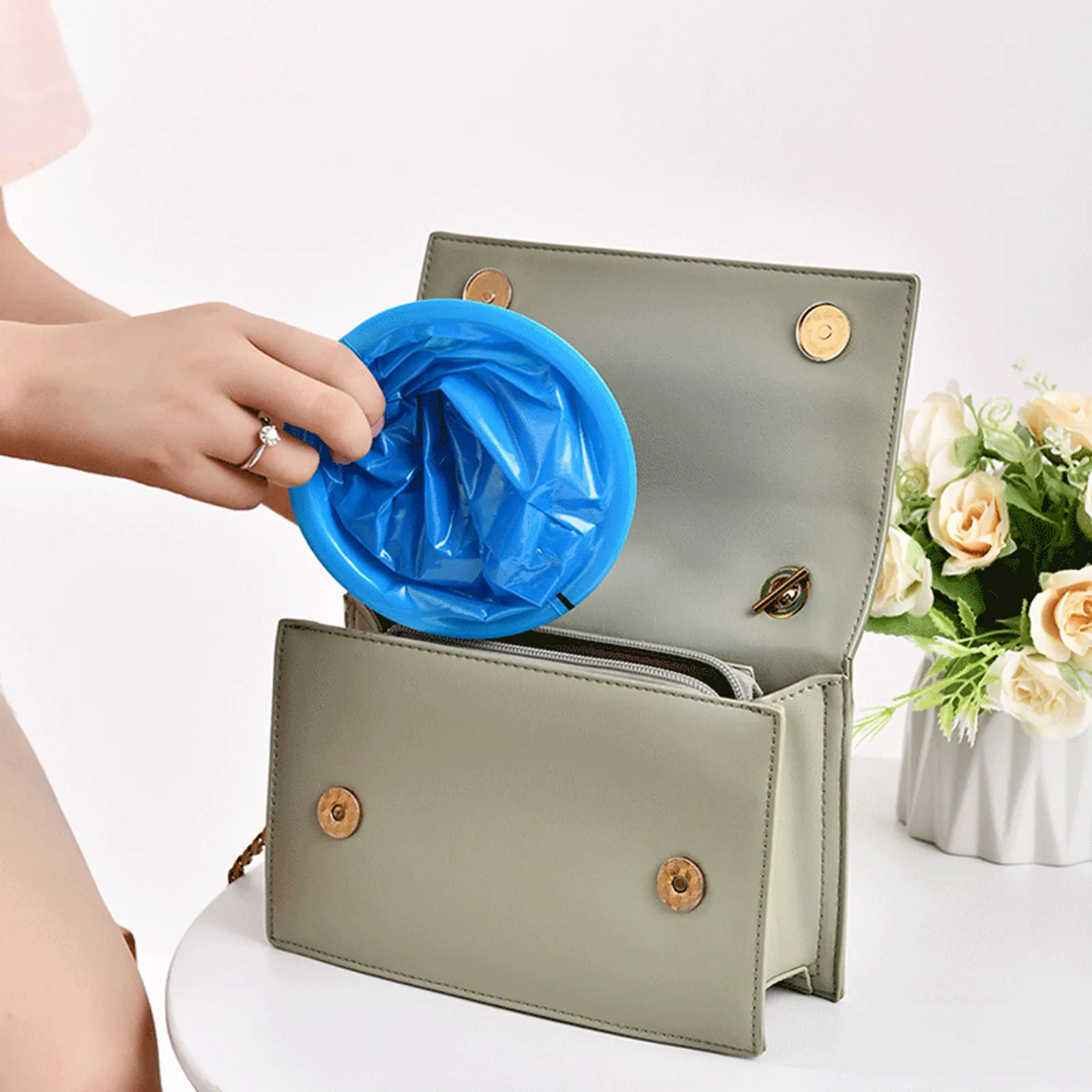 5Pcs 1000ML Portable Disposable Travel Car Airplane Motion Sickness Nausea Vomit Cleaning Bag Clean Eco-Friendly Plastic Bag
