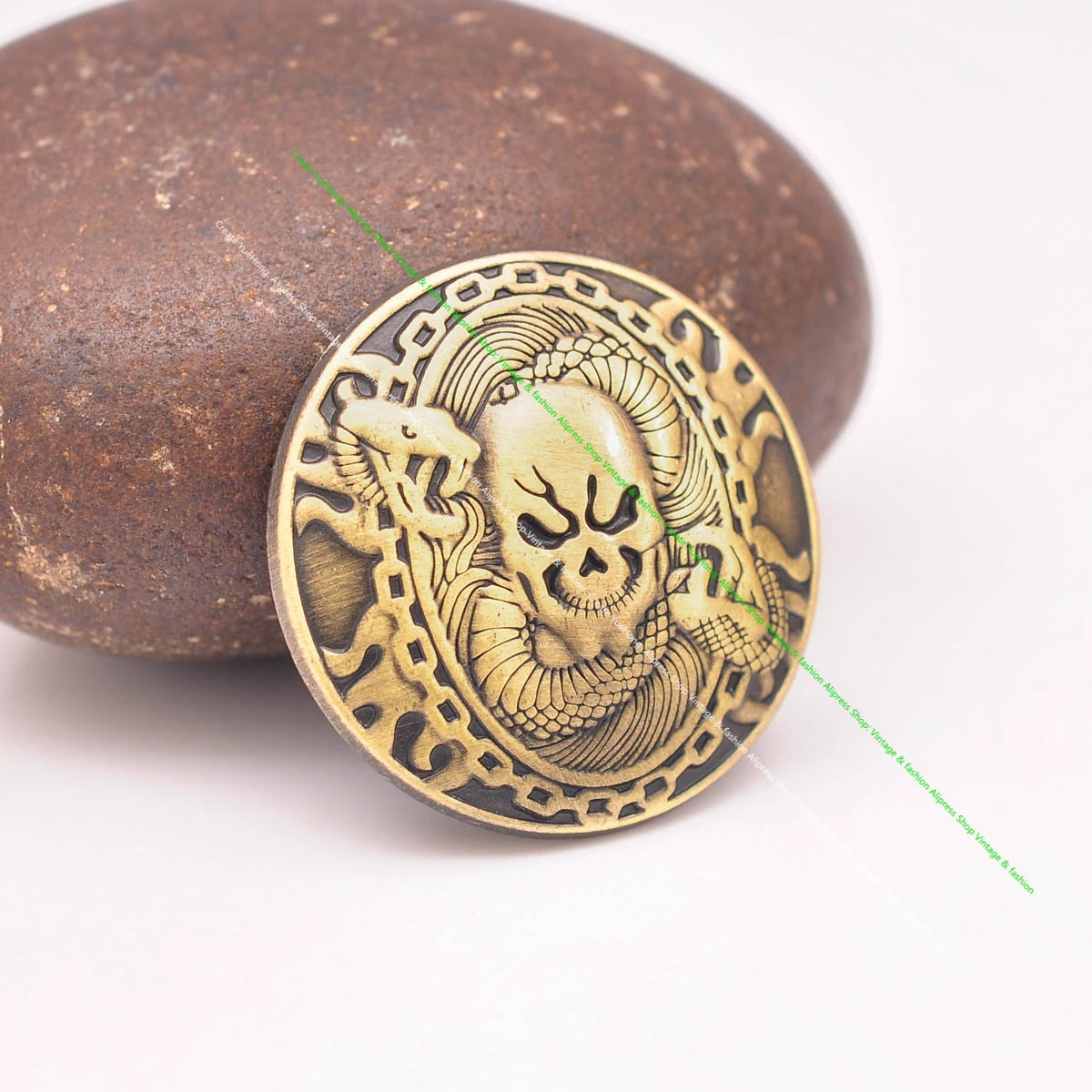 10X 30mm Vintage Biker Western Schädel Kopf Schlange Sättel Tack Zaumzeug Lederhandwerk Gepäck Tasche Schuh Dekor Concho Hardware – Detail 13