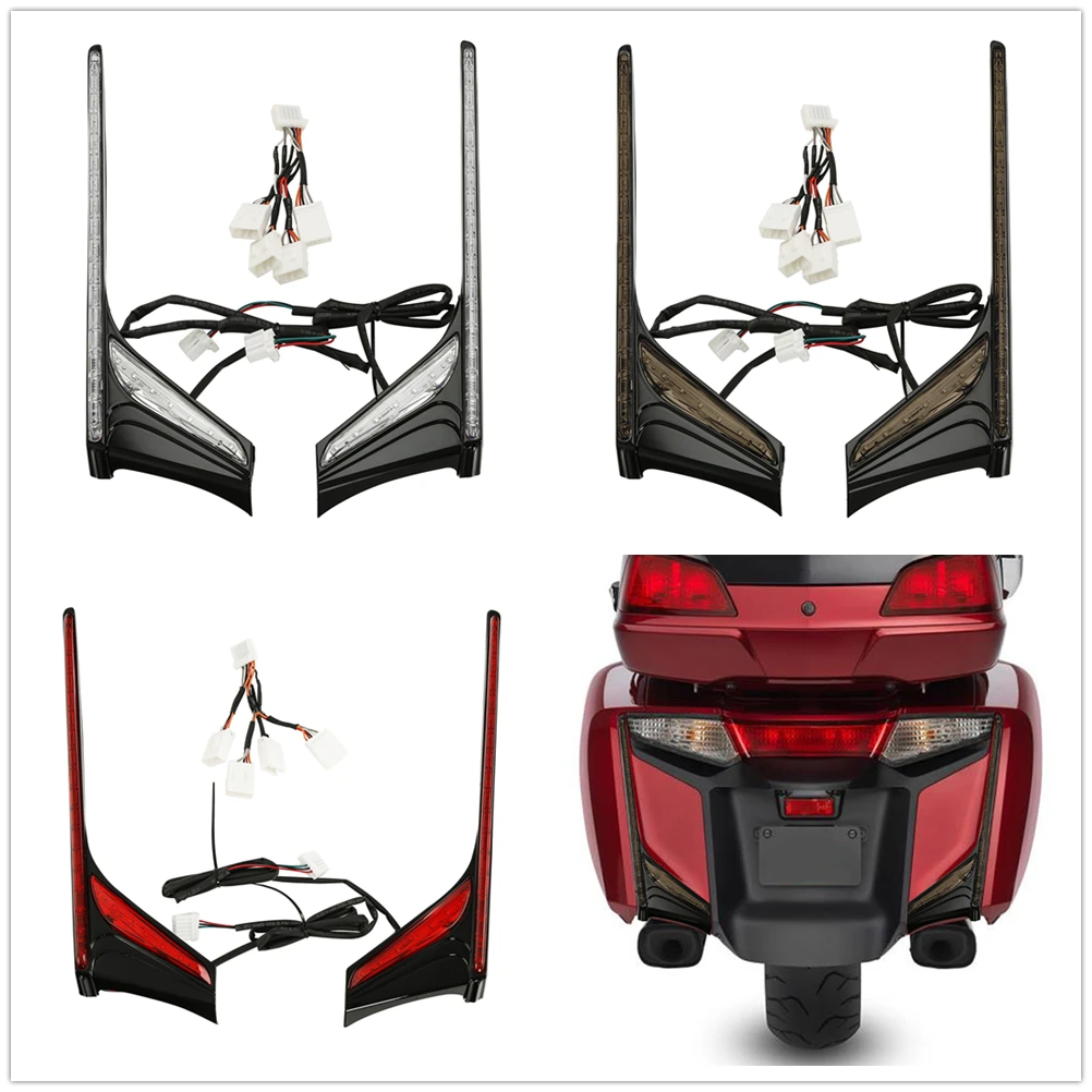 Rear Red LED Lights Vertical Strip For Honda Goldwing GL1800 2012-F6B 2013-2014 2015 Motorcycle Accessories motorcycle led lights motorcycle accessories