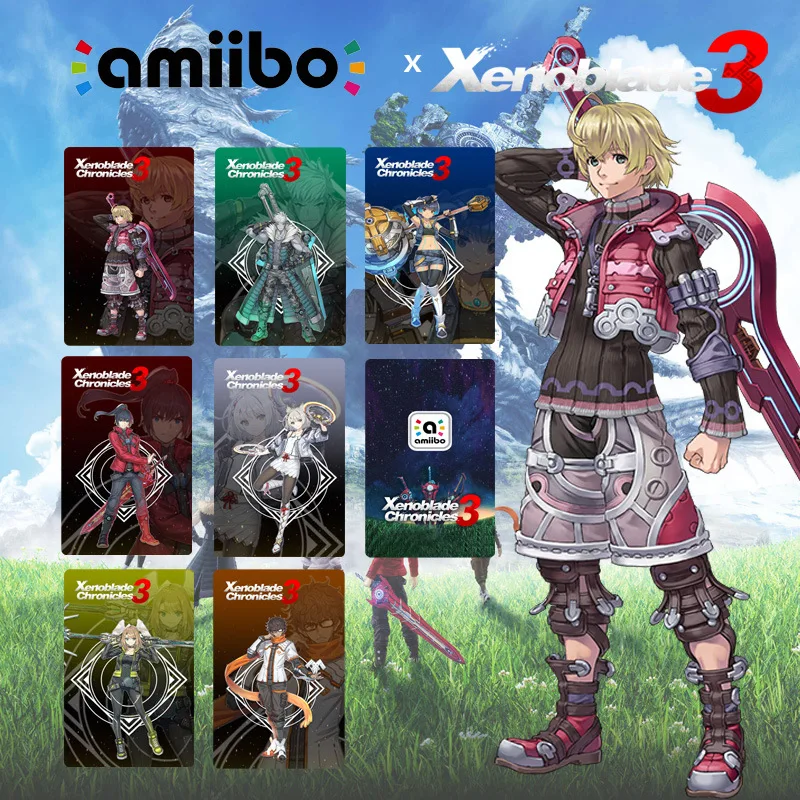 Ns Xenoblade Chairs 3 Amiibo Kashurk Brawl Switch Anime Xenoblade Chairs 3 Nfc Arma Card Giocattolo Bambola Regalo Statua