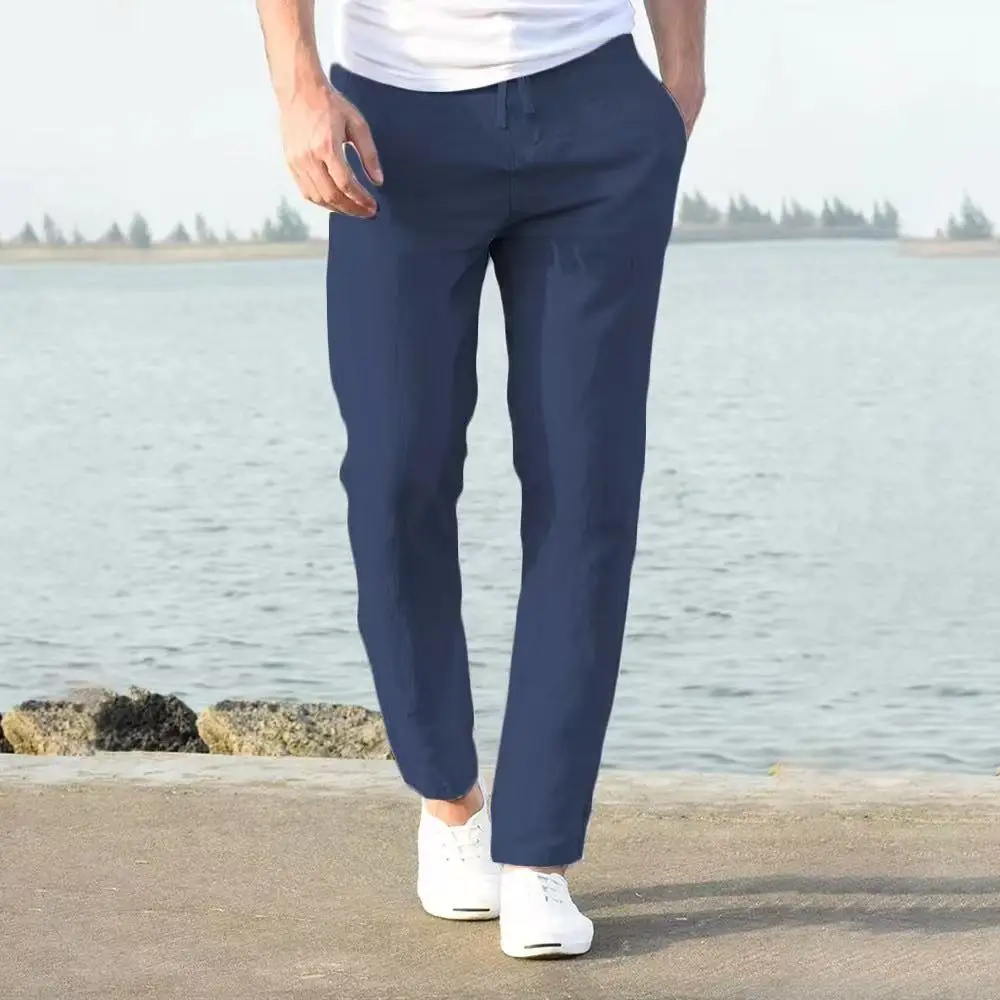 Men's Cotton Linen Sports & Fitness Pants - Image 3