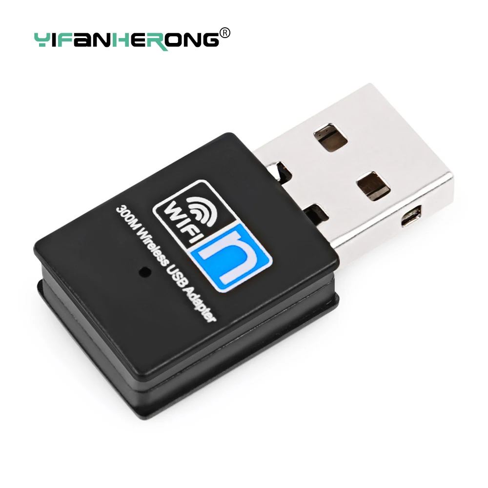 Adattatore Wifi Mini Usb Wireless 802.11N 300Mbps 7603/8188 Chip Ricevitore Usb2.0 Dongle Scheda Di Rete Laptop Per Windows 7/8/10/11