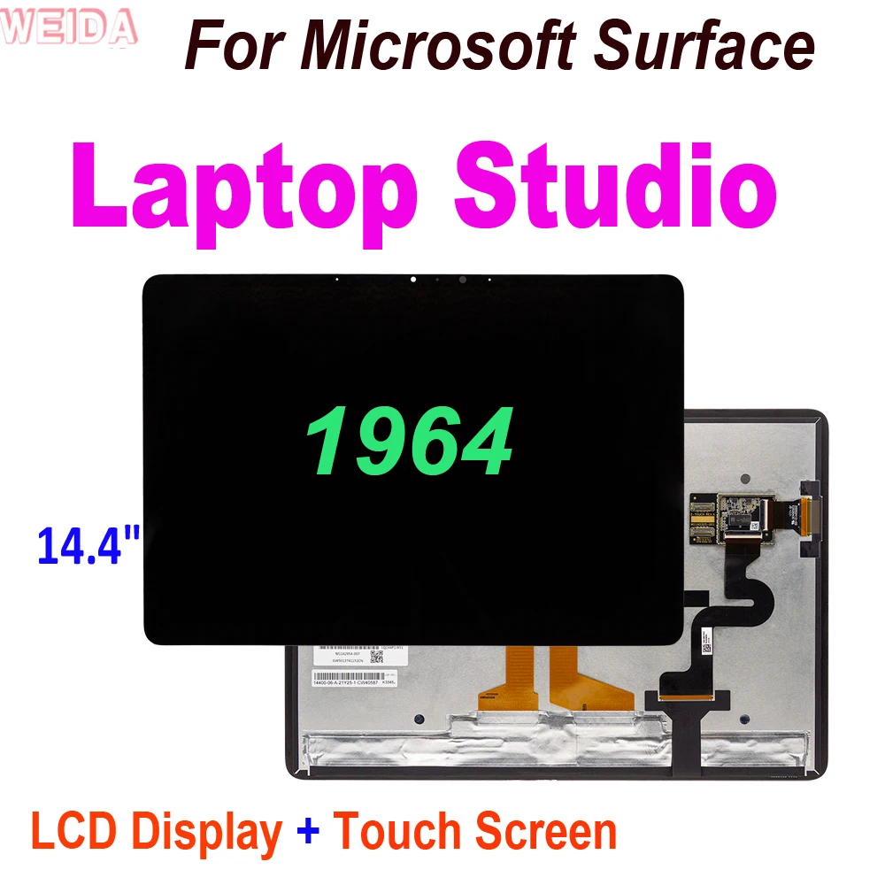 14.4 "Originale Per Microsoft Surface Laptop Studio 1964 Display Lcd Touch Screen Digitizer Assy Per Surface Laptop Studio Lcd