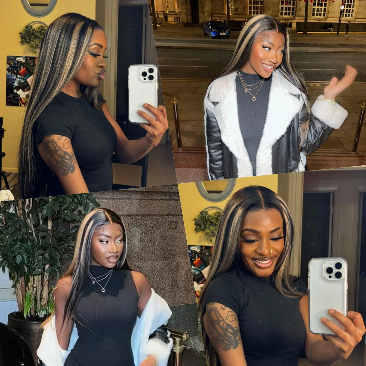 Upgrade Ali Coco 13x4 13x6 Highlight Wig Human Hair Blonde Colored Lace Front Wigs PrePlucked Highlight Blonde Human Hair Wigs 5
