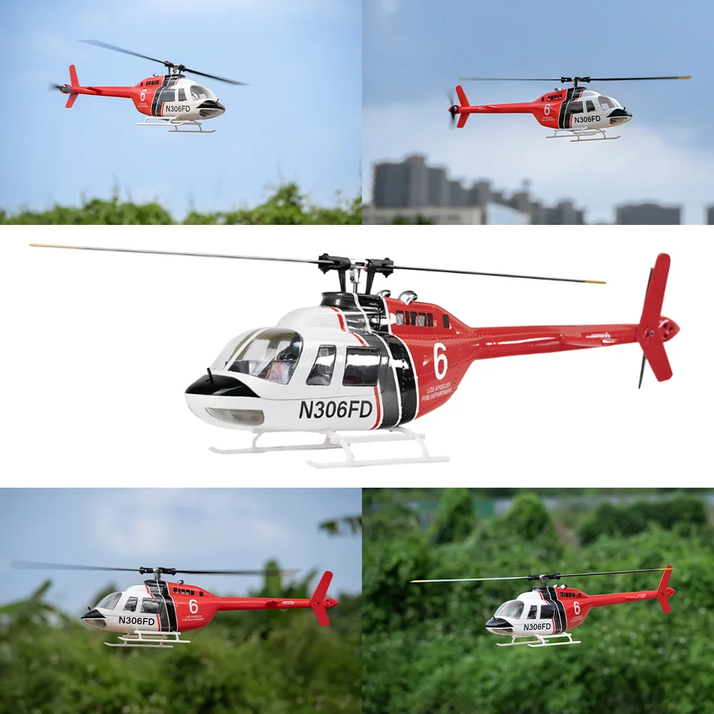 FLYWING Bell206 ACE RCヘリコプター 6CH GPS ATTモード 450サイズ