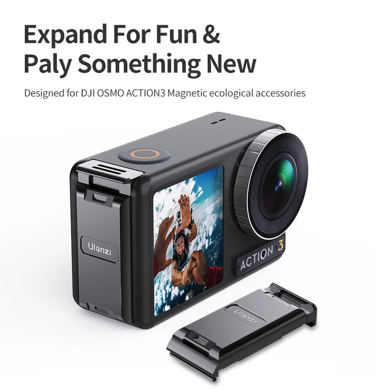 Ulanzi OA 16 DJI OSMO Action 3 Quick Release Vertical Shot Battery