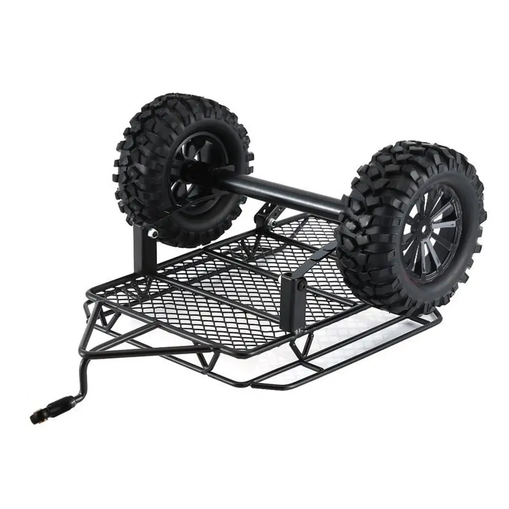 Heavy Duty Metal RC Trailer Car for Axial SCX10 90 CC01 Rock