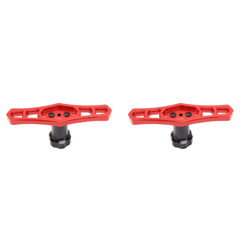 B50B-2Pcs 17Mm 육각 너트 설치 도구 슬리브 HSP RC 1/8 버기 자동차 타이어 타이어 휠 림