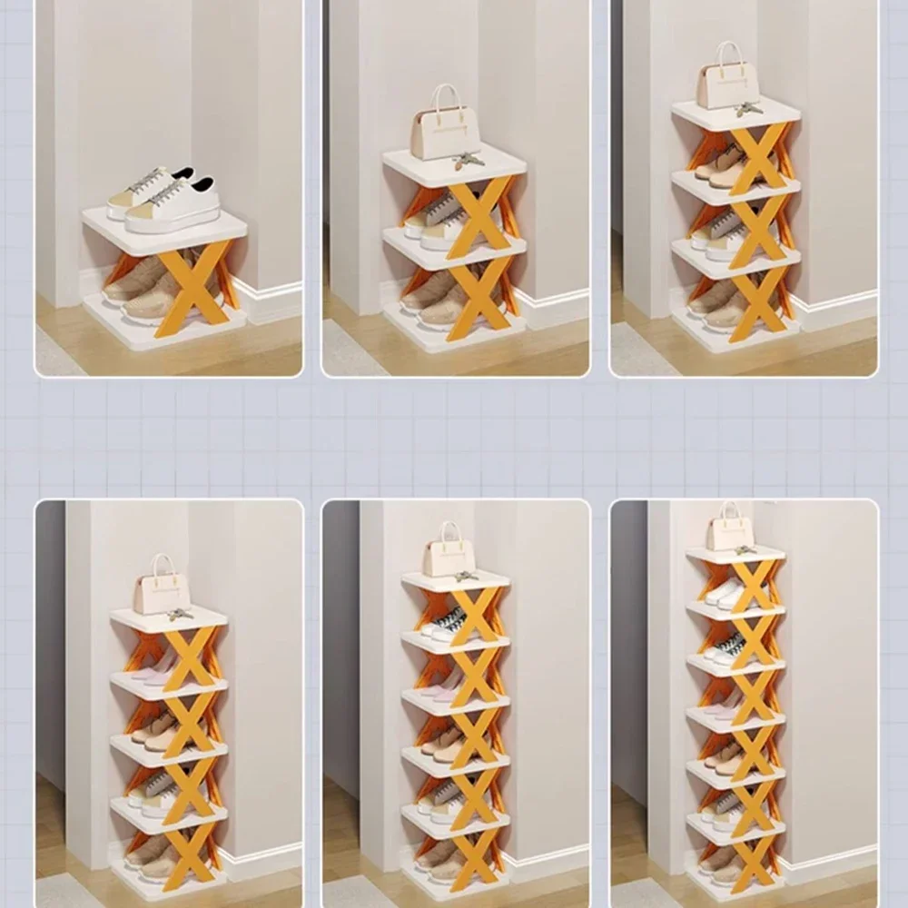 Shoes Racks Storage Organizer Detachable Shoe Racks Saves Family Household Rack Multi Layer Simple Shoes Shelf Color Cabinet shoe rack