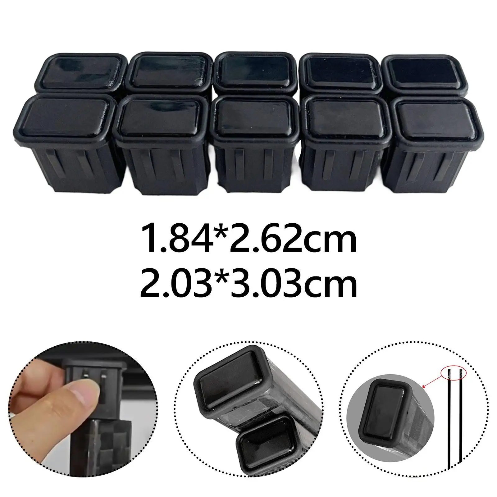 10pcs Hockey Stick Tip, Hockey End Caps, for Professional Players, Roller