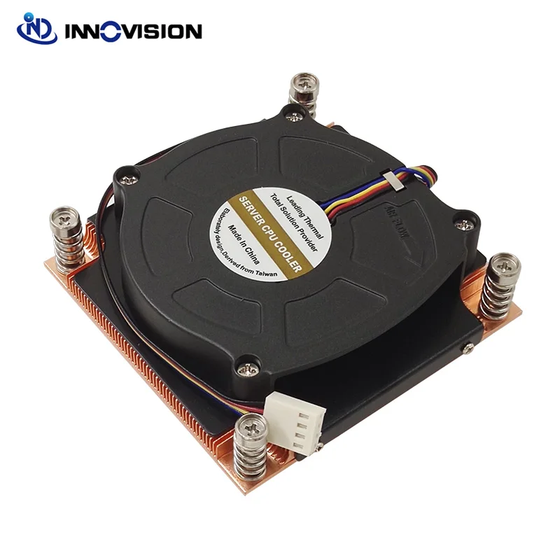 Dissipador de Calor Ativo Cpu Cooler para Intel Lga1700 78x78 mm Espaçamento de Furos Tdp 180w Vapor Chamber Base Novo 1u 1700 - Imagem 4
