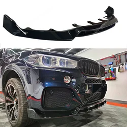 4Pcs Performance Front Bumper Splitter Lip Spoiler Diffuser For BMW X5 F15 30d 40d 35i M50i M50d Bodykits 2013-2018 Tuning
