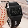 SANDA Brand Men's Digital Watch Chronograph Sport Electronic Bracelet 50M Waterproof Men Wristwatch Alarm Clock Mens Watches 2