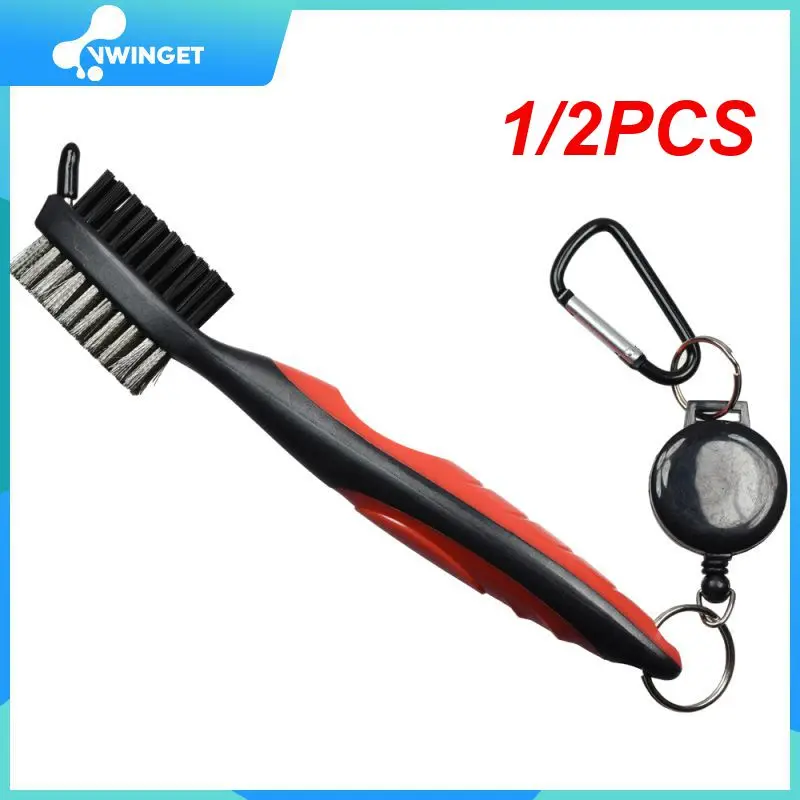 

1/2PCS Golf Club Brush Golf Groove Cleaning Brush 2 Sided Golf Putter Wedge Ball Groove Cleaner Kit Cleaning Tool Gof