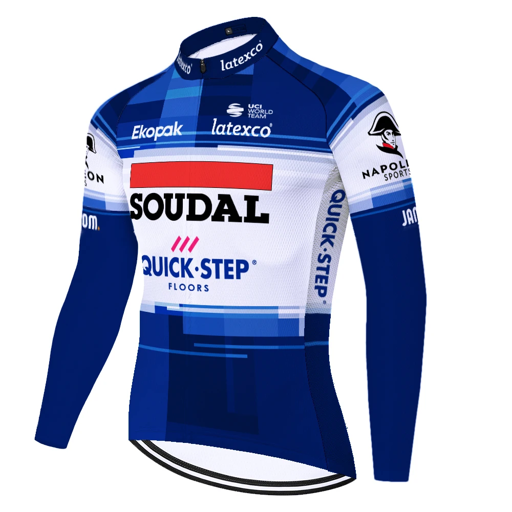 quick step team shirt Summer Spring tricota ciclismo hombre ropa mtb camisa bike cycling jersey long sleeve Джерси джерси
