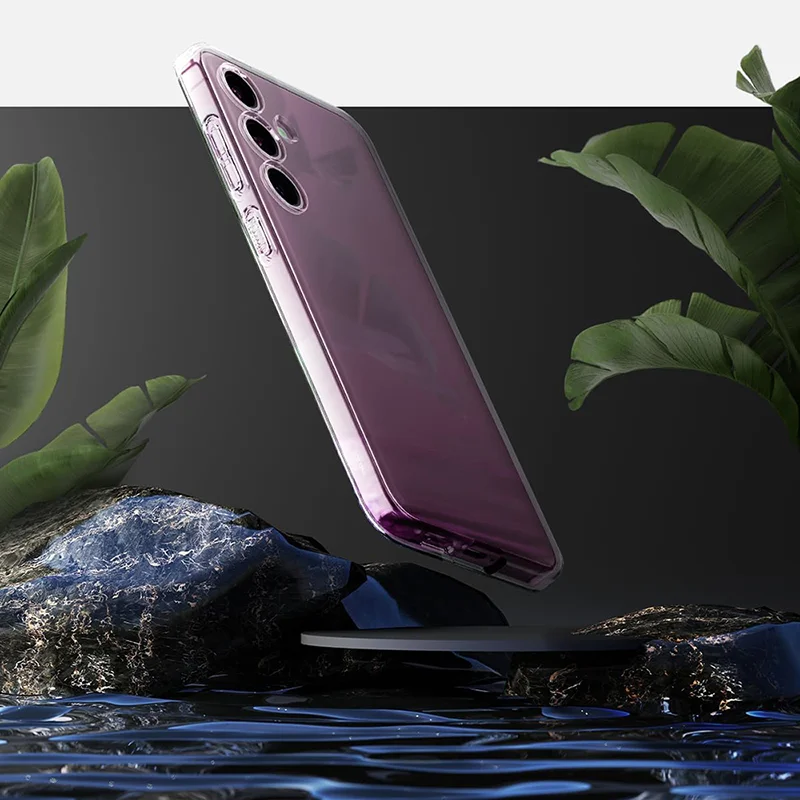 Ultra Thin Transparent TPU Case For Samsung Galaxy S24 Ultra Plus Solid Color Silicone Soft Shell Bumper Outer casing funda_voghion.com