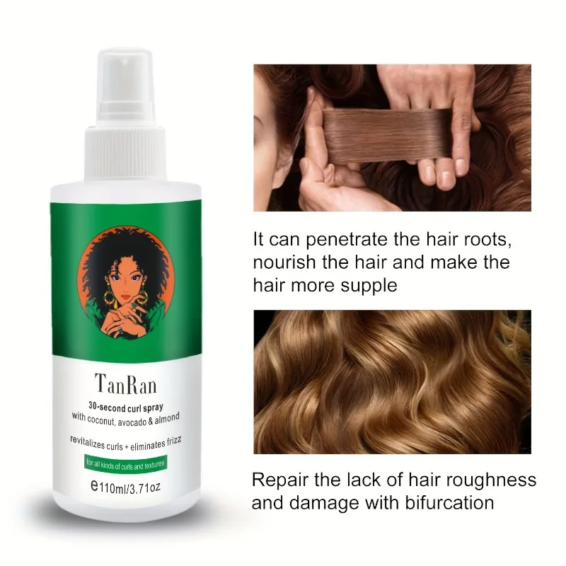 Description Picture 4 of itemCurl Elastin Women's Care After Perm Elastic Moisturizing and Fluffy Prevent Frizz Lasting Styling Essence Curls Hair Products