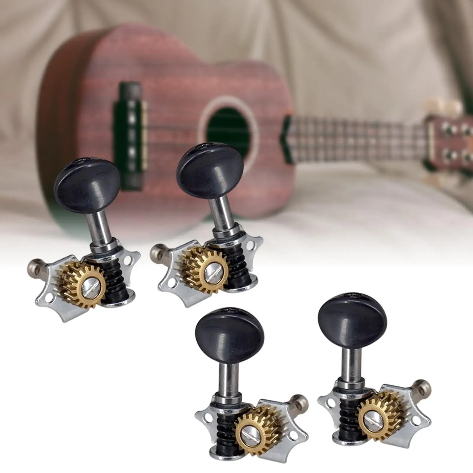 Ukulele Tuning Pegs 4x 1:18 Instrument Supplies Replaces 2R2L machine Heads
