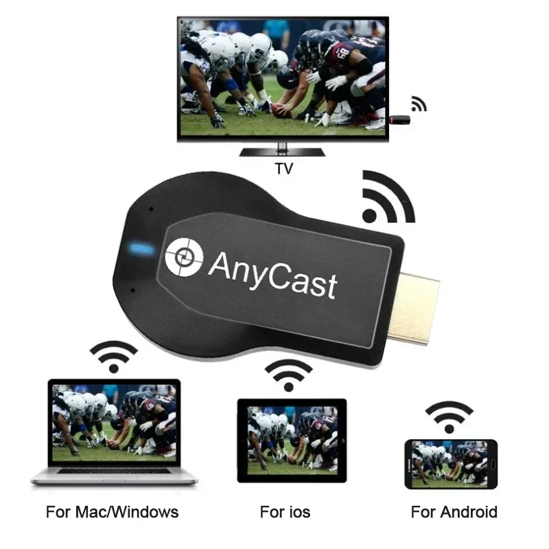 1080P HDMI-Compatible TV Stick Receiver M2 Plus Wireless WiFi Display For IOS Android Miracast Airplay Anycast DLNA Share Screen