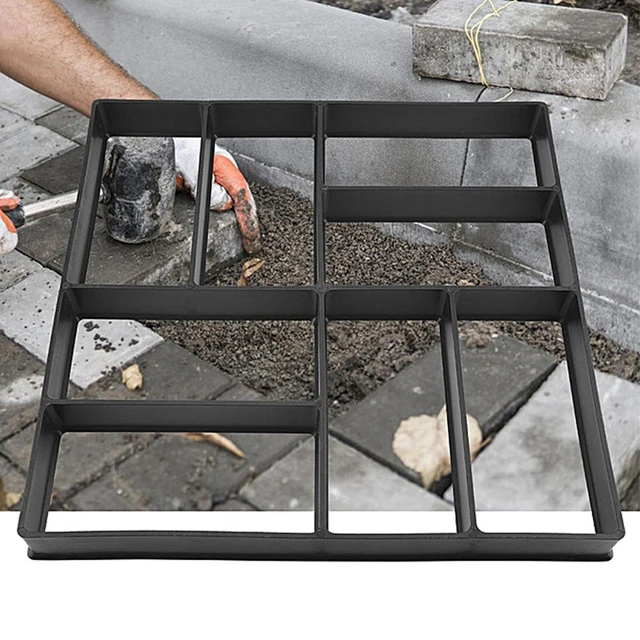 Kerti Séta Járda Penész Diy Kézi Burkolás Cement Tégla Út Beton Útkészítő Formák Újrafelhasználható Manuálisan - Image 3