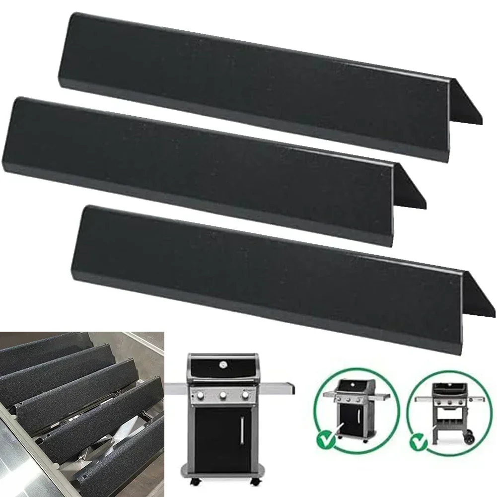 3pcs Seasoning Bar 7635 For Weber For Spirit I & II 200 Series Grill Household Outdoor BBQ Replacement Parts grill seasoning bar