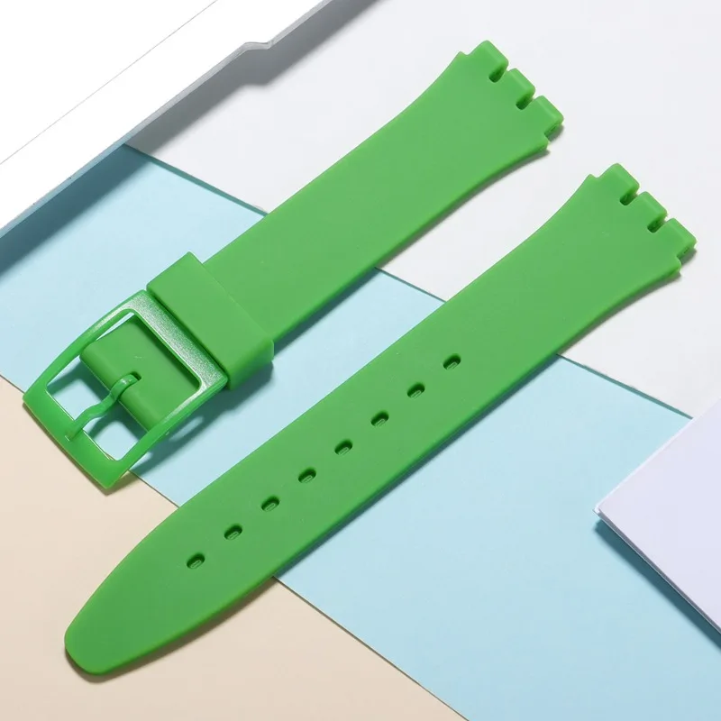 Vibrant Silicone Watchband - Soft, Durable, and Easy-to-Install Replacement Strap with Tools
